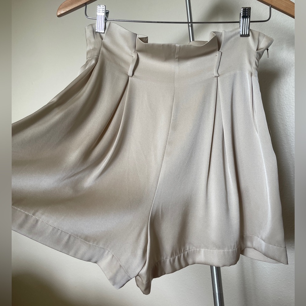 Lilysilk Cream Formal Shorts - 100% Mulberry Silk